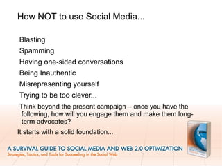 What is the Social Web (Social Media)? Online tools and Websites that allow people to: Share 