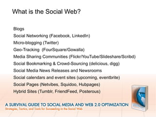 How to use the Social Web 