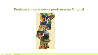 Produtos agrícolas que se produzem em Portugal
7 14.05.2018 A agricultura
 