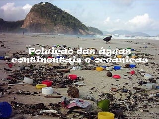 Poluição das águas
continentais e oceânicas
 