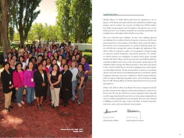Alameda Alliance for Health 10 year report final