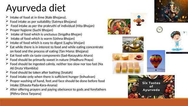 aahara and aushadha in ayurveda in the ro | PPT
