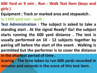 AAHPHER YOUTH PHYSICAL FITNESS TEST | PPT