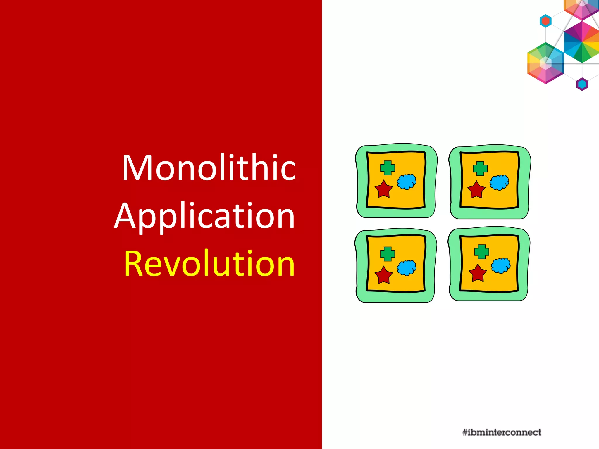 Monolithic
Application
Revolution
 