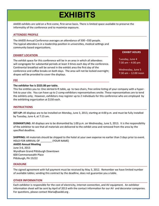 Aaidd conference, pittsburgh,pa PDF