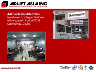 www.aai.com.ph AA I Cavite Satellite Office  transferred to a bigger 3-storey office space in front of FCIE Dasmarinas, Cavite 