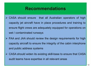 Aircraft Accident Investigation (VH-OJH) | PPTX