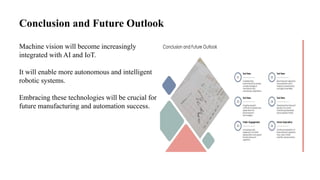 Machine Vision Applications in Robotics and Automation | PPTX