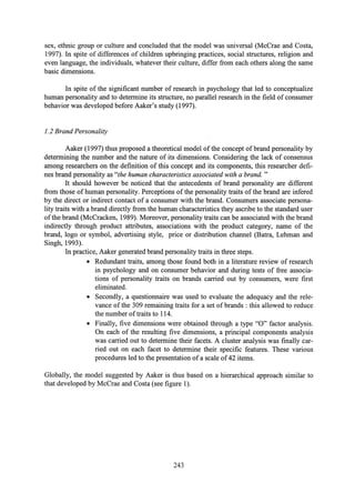 Aaker brand personality scale