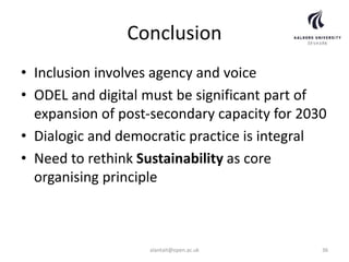 Sustainable development goals and digital inclusion for learning | PPTX