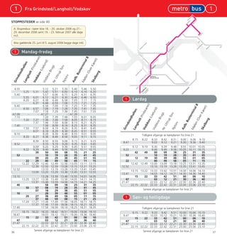 Aalborg Køreplan - 2006|2007 - Nordjyllands Trafikselskab | PDF