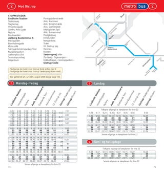 Aalborg Køreplan - 2006|2007 - Nordjyllands Trafikselskab | PDF