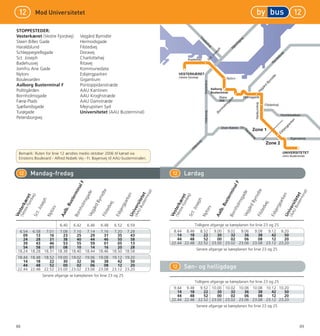 Aalborg Køreplan - 2006|2007 - Nordjyllands Trafikselskab | PDF