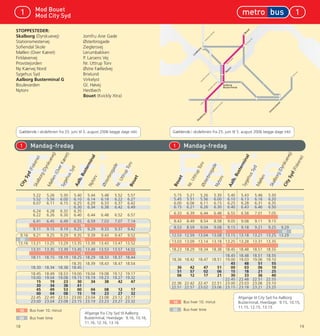Aalborg Køreplan - 2006|2007 - Nordjyllands Trafikselskab | PDF