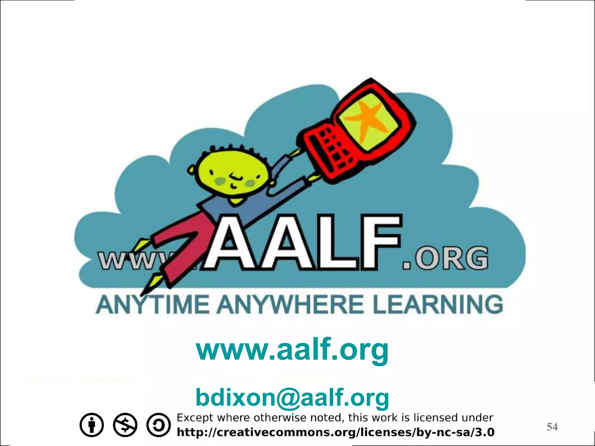 54
www.aalf.org
bdixon@aalf.org
 