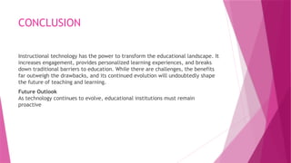 Technology Assignment Conclusion Aaliya Asad Educational Technology &.pptx