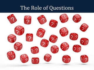 The Role of Questions
 