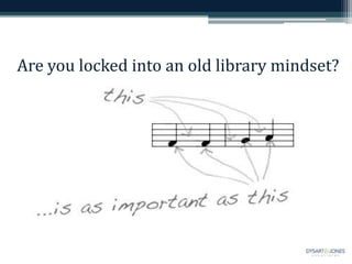 Are you locked into an old library mindset?
 