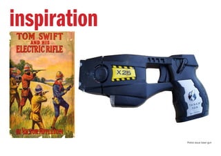 inspiration
Police issue taser gun
 