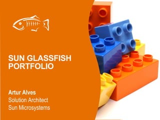 SUN GLASSFISH
PORTFOLIO


Artur Alves
Solution Architect
Sun Microsystems
 