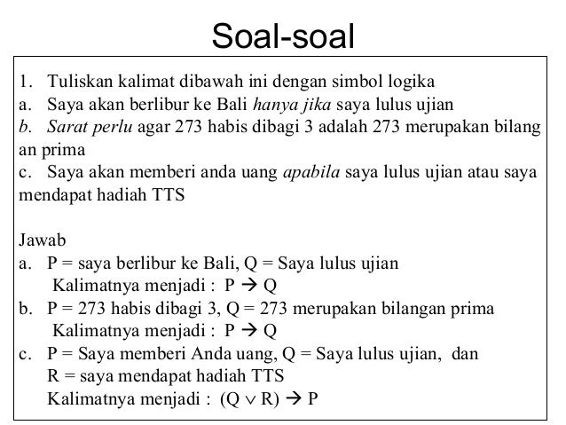 Aamg01 Logika Informatika Pendahuluan Burke Daliyo 0708