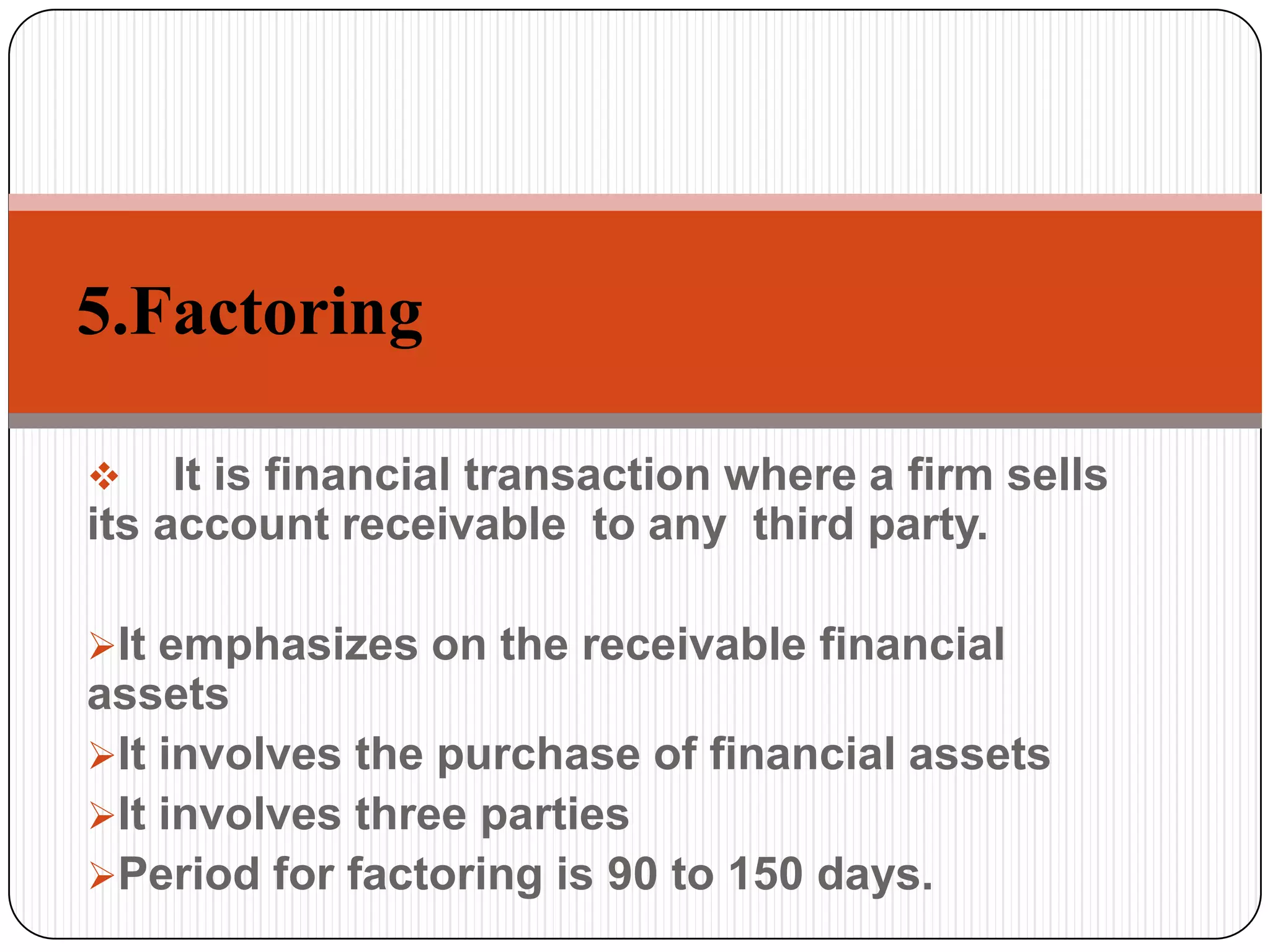   Commercial paper Sources 