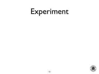 Experiment




    12
 