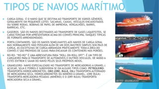 Modal Maritimo e Hidroviário | PPTX