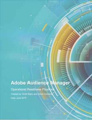 Adobe Audience Manager
Operational Readiness Playbook
Created by: Scott Rigby and David Contreras
Date: June 2015
 