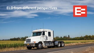ELD from different perspectives
 