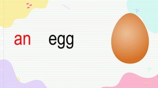egg
an
