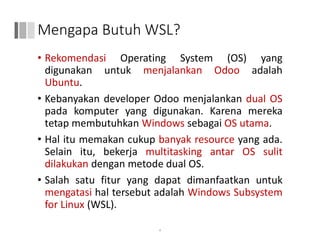 Instalasi Odoo ERP pada Ubuntu WSL di Windows | PDF