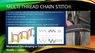 Thread Interlooping Analysis of machine features of different sewing machines | PPTX
