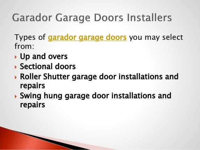A P Garage Doors Garador Garage Doors Specialist