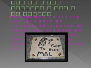 Dii no a las drogras y sii a la viitapNo le hagas daño a tu viitap  por qe luego es irreparable antes de hacer eso piiensa en tu famiiliia en las personiitas qe te qieren y sobre too en tii 