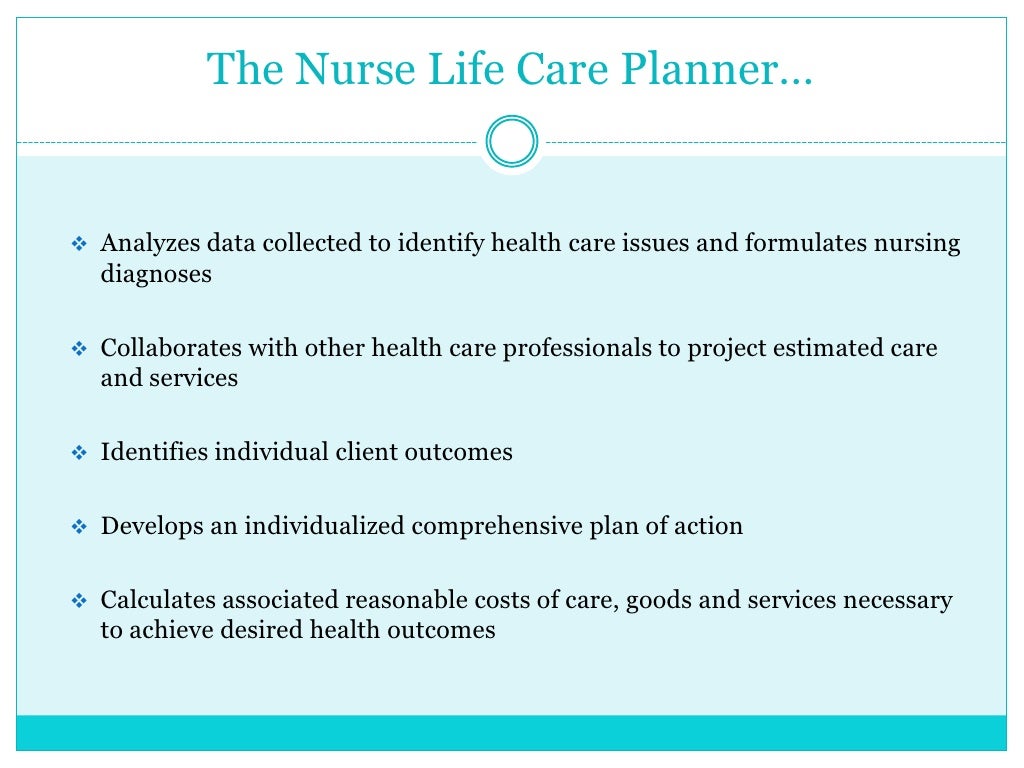 Nurse Life Care Planning