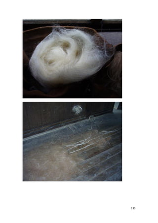 Os materiais neste texto são o tecido tingido de púrpura, ouro, prata, madeira do Líbano. 
Essa cor do interior da Liteira, é a mesma das tranças da Sulamita (Cantares 7:5). 
O INTERIOR da Liteira é púrpura. Seu exterior é madeira do Líbano. O ministério não OSTENTA o PODER, não APARENTA o que seu interior REVELA. O PODER ministerial é exercido a partir do homem interior e não de seus pensamentos, é manifesto a partir do Espírito de Deus para o seu espírito, é fruto de uma busca “secreta”, vem de um lugar oculto, escondido à vista só percebível de quem se aproxima. Não aparentar é uma  