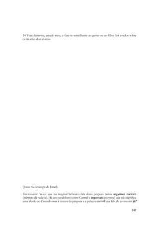 A menção a Tirza em Ct 6,4 é interpretada, por J. Snaith e outros autores como um jogo de palavras constituído pela semelhança entre o termo tiretzah (“Tirza”) e o usado para beleza feminina rtzh. A mesma expressão consonantal no Antigo Testamento, isto é, trtzh se 
repete nove vezes, das quais três denominam diretamente a cidade (Nm 36,11; Js 12:24; 1 Rs 16,17). Em outras quatro vezes (Lv 26,34; Dt 33,11; 1 Cr 29,17 e Sl 51,18) trata- se da expressão tiretzêh que pode ser traduzida como “pagar, saldar, expiar (culpa); obter  