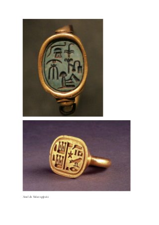 Anel de Selar egípcio 
 