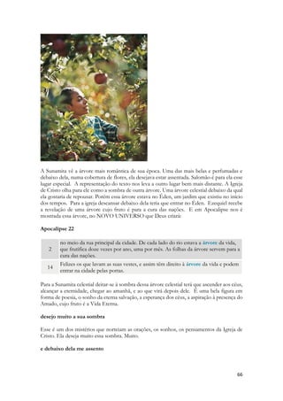 22 E eu te dou um pedaço de terra a mais do que a teus irmãos, o qual tomei com a minha espada e com o meu arco da mão dos amorreus. 
José recebeu um pequeno pedaço de terra que seu pai havia conseguido numa batalha. É uma batalha invisível, nós não a percebemos em Genesis, porque dela nada foi escrito. É para nós uma revelação. Não imaginamos Jacó com uma espada nas mãos, além da cena da luta com o anjo. Além das terras prometidas a Abrãao e a Moisés, descobrimos uma pequena propriedade que já pertencia legitimamente aos descendentes de Israel. Um pequeno sítio. Fora da palestina. A igreja é uma grandiosa propriedade tomada das mãos dos amorreus, pela força e poder de Cristo. 
A Planície de Sarom é mencionada na Bíblia (1 Crônicas 5:16, 1 Crônicas 27:29; Isaías 33:9, Isaías 35:2, Isaías 65:10), incluindo a famosa referência à "rosa de Sarom" (Cântico 2:1). Ela pertence a Samaria da época de Cristo. Nos tempos antigos, a planície foi particularmente fértil e populosa. Imigrantes sionistas chegaram no início do século 20, e povoaram a região com muitos assentamentos. Sharon, Sarom ou Sarona (em hebraico: ן ) é a metade norte da planície costeira de Israel, norte de Gush Dan e sua maior cidade é Netanya. As outras maiores cidades nesta região são Ra'anana, Ramat Hasharon e Kefar Sava.  