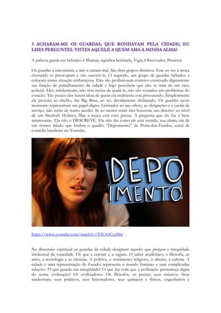 coloridos se abrem, se desfraldam como bandeiras, e os guizos deseus pés batido 
ritmadamente parecem o pisar de uma tropa, os passos de um grupo de soldados correndo. Os 
guizos amarrados nos pés agem como instrumentos de percussão, eles marcam o ritmo, em 
contratempo com o barulho das pulseiras e do tamboril. Ela roda como um soldado que se 
movimenta com a espada em alguns instantes. Ela lembra uma guerreira. Jamais desistiu. E 
jamais desistirá de seu amor por Salomão. Salomão usa uma palavra que designa o 
sentimento (TERRIVEL) que teríamos se estivéssemos ao lado de uma tropa da antiguidade em 
marcha, com seus gritos de guerra. Sunamita grita, tece trechos de melodia com a voz, ainda 
comum nas expressões vocais Árabes, Persas Sírias e Indianas. Faz parte da requintada 
coreografia. Seu pano de fundo sonoro. E seus gritos são tão espetaculares que os milhares 
ali presentes se arrepiam. Os videos abaixo dão uma noção de vozes árabes de cantoras. 
116 
http://www.youtube.com/watch?v=A5z236LbZg8 
http://www.youtube.com/watch?v=sSBM4l2g0SY 
Para que você tenha uma idéia de como as filhas de Siló... E como a Sunamita dançariam à 
época de Salomão. 
Há uma identidade preservada das danças da antiguidade nas danças folclóricas da India, e 
mesmo em Bollywood. A dança Israelita atual não é a dança da época de Cantares. Elas tomam 
de empréstimo as tradições do Exilio, que remontam ao cativeiro Assirio e Babilonico. Siló é 
destruida quando Israel é levado cativo pela Assiiria. E a perda de Siló é também a perda de 
grande parte das tradições culturais Israelitas da antiguidade, afetando profundamente as 
artes, o modo de vestir e a dança. As Sinagogas e a tradição oral preservaram parte dessa área, 
mas o testemunho bíblico é que Israel deixou de dançar nos 70 anos que passou cativo. Um 
dos salmos do cativeiro é uma lamentação que retrata isso "junto aos salgueiros penduramos 
as nossas harpas". Esse tom de saudade, um eco de tristeza ainda é presente nas musicas e nas 
danças atuais de Israel. Mas a tradição de Siló não se perdeu. Ela inf luenciou escolas de dança 
da antiguidade. A formação do estado da India possui ligação com Israel no passado. 
Profundas relações comerciais com Salomão. A economia da India, grande parte de suas 
exportações na época de Cantares estavam relacionados a Salomão. Os historiadores, dizem 
que o Aramaico deu sua origem ao Kharosthi (lingua raiz Hindu), tal é a identidade dos dois 
alfabetos. Mas foi o Kharosthi que se desenvolveu no noroeste da Índia, então influenciando a 
escrita Brahmi. O Brahmi, sem dúvida, foi a língua e escrita que influenciou mais de 40 línguas, 
estando presente no moderno alfabeto indiano. Podemos notar a influência desta língua no 
Khmer, no Tibetano. E, evidentemente, o Sânscrito e o Prakrit. palavra "Aramaico" vem do 
Aram bíblico, filho de Shem e neto de Noé. Como não havia exatamente uma porção de 
pessoas vivas no mundo naquela época (foi logo depois do Dilúvio), nacionalidades inteiras 
brotaram a partir de indivíduos. Assim, Aram era o pai da antiga civilização dos Arameanos, 
que falavam - sim, isso mesmo - Aramaico. O Aramaico é um grupo quase que totalmente 
extinto de dialetos semíticos originários do hebraico, com o qual se assemelham muito. Sua 
semelhança estende-se ao alfabeto escrito, que parece um tipo de hebraico e também se 
escreve da direita para a esquerda. Os povos da India nascem de um invasão de um grupo 
étnico que vem do atual Irã, denominados Areanos, ou arianos. Olhando o mapa, veremos que 
esse grupo "nomade" que invadiu a India tem mais a ver com os semitas, com os árabes e com 
Israel. Há dentre os grandes segredos de Cantares, uma pista. Salomão pede que SUNAMITA O 
SIGA À MORADA DOS LEOPARDOS, QUE OLHE EM DIREÇÃO AO LIBANO, QUE VENHA EM 
DIREÇÃO A ESTRADA DE DAMASCO, QUE ERGA OS OLHOS NESSA DIREÇÃO. Pegue um mapa e 
trace uma reta na direção que Salomão pede que Sunamita olhe. Você verá a INDIA. Deus 
guardou parte das tradições de Israel na India. Guardou parte da dança, parte de sua cultura, 
 