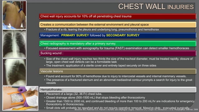 Penetrating Thoracic Trauma | PPTX