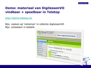 Idem vwb. andere filters (sector, vak, kosten, etc)