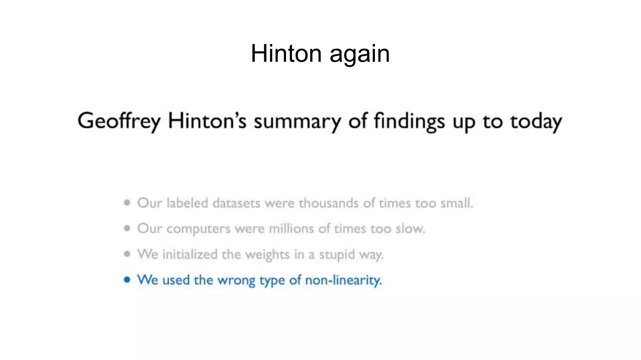 Hinton again
 