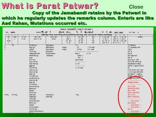 Patwar Notes Aao land Record ko Jane | PPT