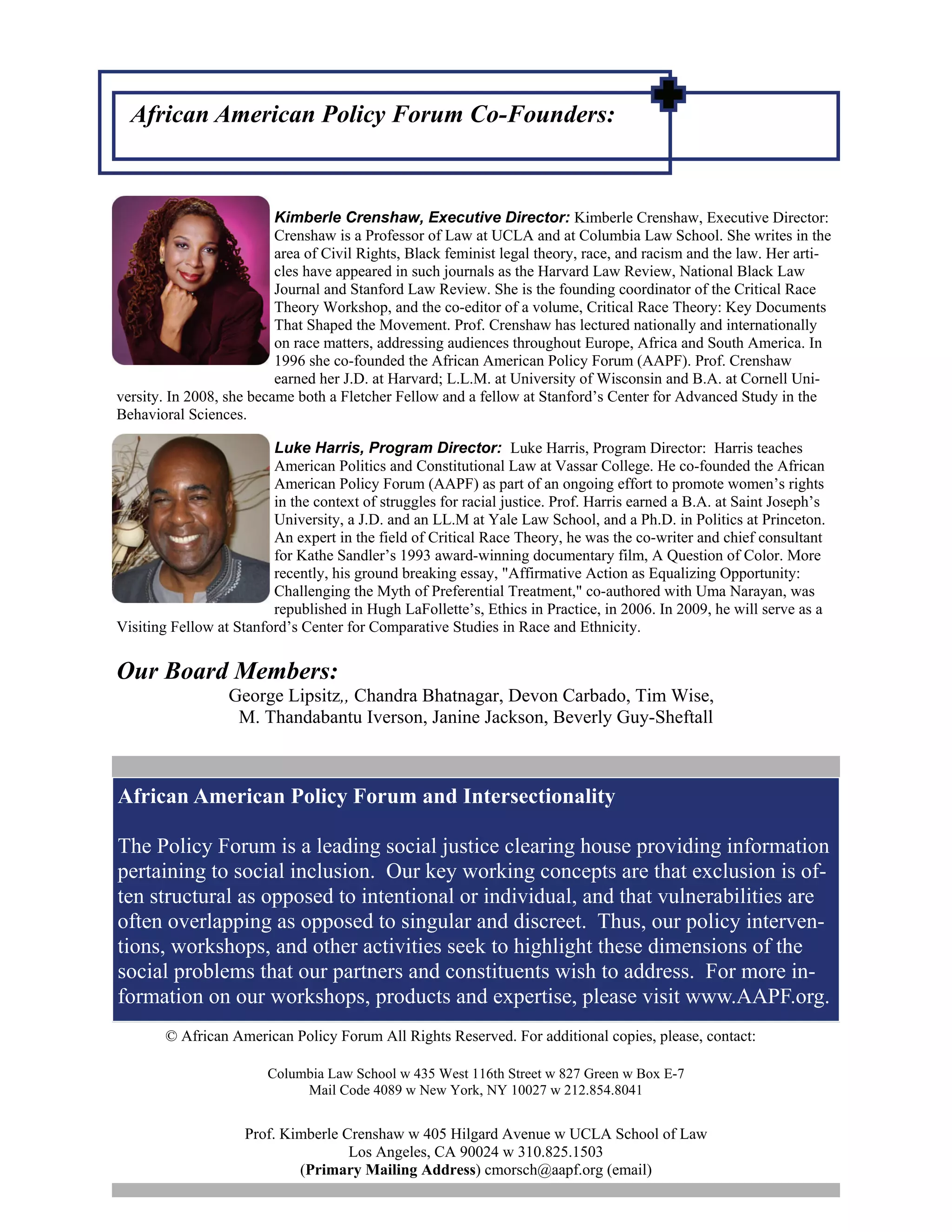 Aapf Intersectionality Primer