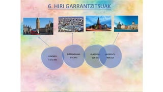 6. HIRI GARRANTZITSUAK
LONDRES:
7.172.091
BIRMINGHAM:
970.892
GLASGOW:
629.501
LIVERPOOL:
469.017
 