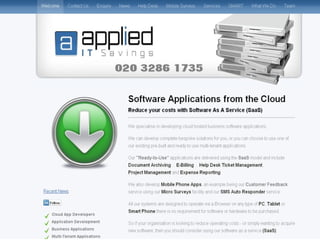 Applied IT Web Site Portfolio
