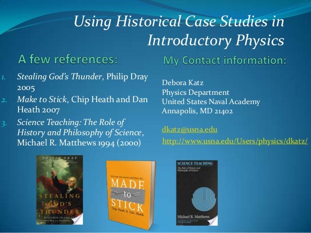 example of historical case studies