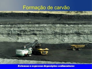 Formação de carvão
 